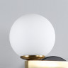 Настенный светильник в форме шара BIRD WALL белого цвета