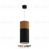 Подвесной светодиодный светильник BEROS W-PB BW высота плафона 31 см цвет черный