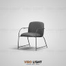 Мягкое кресло FLUID цвет серый