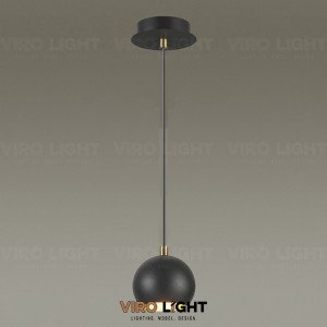 Подвесная люстра черного цвета VOLL ONE