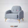 Дизайнерское кресло LUI цвет синий
