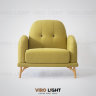 Дизайнерское кресло LUI цвет желтый