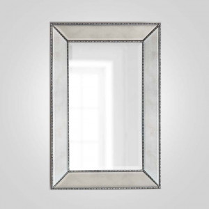 Дизайнерское зеркало в серебряной раме “LYS”