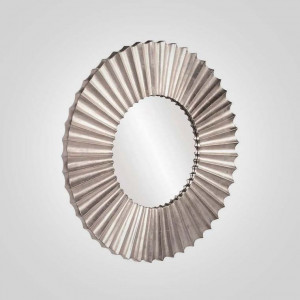Зеркало в круглой серебряной раме “VAGT”