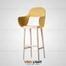 Дизайнерский барный стул FLYER B цвет желтый
