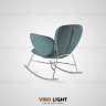 Дизайнерское кресло-качалка CLOVER цвет зеленый
