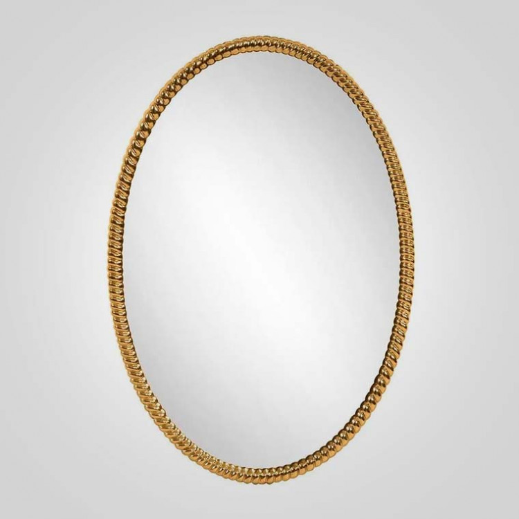 Овальное зеркало в золотой раме “ELIZABETH”