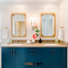 Настенное дизайнерское зеркало “FREMDER” в ванную комнату