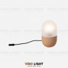 Дизайнерская настольная лампа EGG цвет бежевый