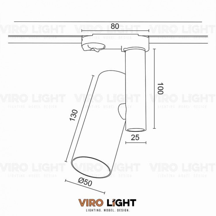 Трековый светильник VL-31900 BG