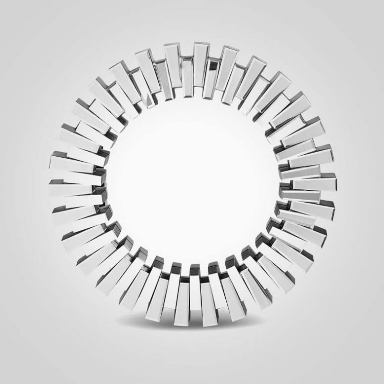 Круглое дизайнерское зеркало “SKONHED”