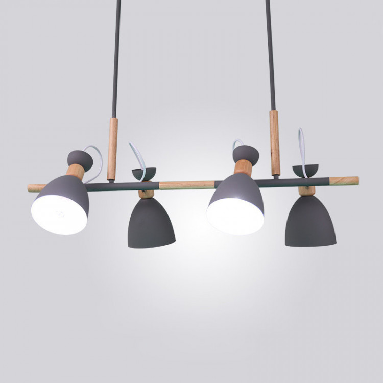Подвесная люстра TRIF WOOD LONG