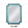 Синее настенное зеркало “NYHEDER” в дизайнерском образе