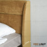 Бархатная дизайнерская кровать MILANI в интерьере