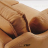 Дизайнерский угловой диван из велюра BISCUIT для гостей