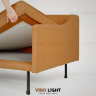Дизайнерский угловой диван из велюра BISCUIT сделан качественно