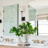 Зеркало настенное в раме “VELSTAND” в ванной комнате