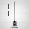 Подвесной дизайнерский светильник ARIA черного цвета