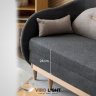 Дизайнерский диван RECESS серого цвета