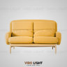 Дизайнерский диван TURT A цвет желтый