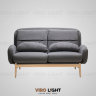 Дизайнерский диван TURT A цвет серый