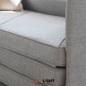 Раздвижной диван GEOMY серого цвета