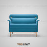Дизайнерский диван SID цвет синий