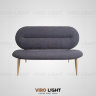 Дизайнерский диван с деревянными ножками PILL A