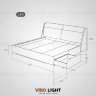 Мягкая дизайнерская кровать SONGE характеристики модели