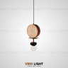 Подвесной светильник ASEN из дерева в скандинавском стиле