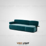 Дизайнерский угловой диван HYGGE цвет зеленый
