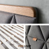 Двуспальная дизайнерская кровать BRILL из качественным материалов