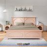Дизайнерская кровать ARCH B цвет розовый