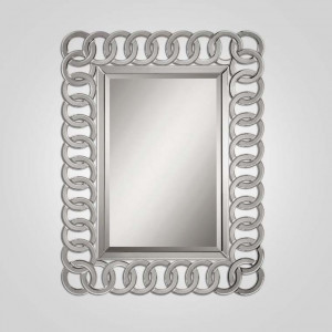 Зеркало в серебристой раме “KAEDE”