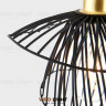 Настольная лампа в стиле лофт MODY TAB черного цвета