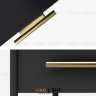 Дизайнерская металлическая тумба NOLAN с декоративной ручкой