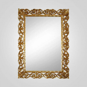 Дизайнерское зеркало в золотой раме “KYST”