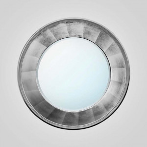 Зеркало в круглой раме “FAD”, цвет серебро, диаметр 91 см