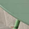Приставной металлический стол PLANT цвет зеленый