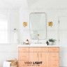 Дизайнерское зеркало “DIREKTE” в ванную комнатау