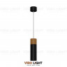 Подвесной светодиодный светильник BEROS PS BK черного цвета