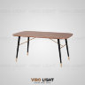 Обеденный дизайнерский стол из массива дерева FISHBONE H