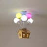 Люстра в виде дома BALLOON-UP B с разноцветными шарами